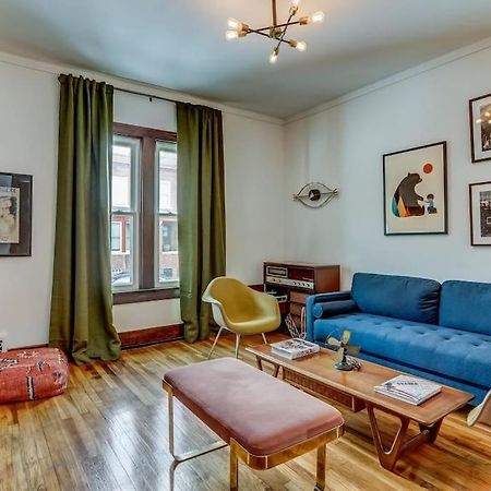 Luxe Mid-Century Styled Historic Townhouse #1 Villa Detroit Buitenkant foto
